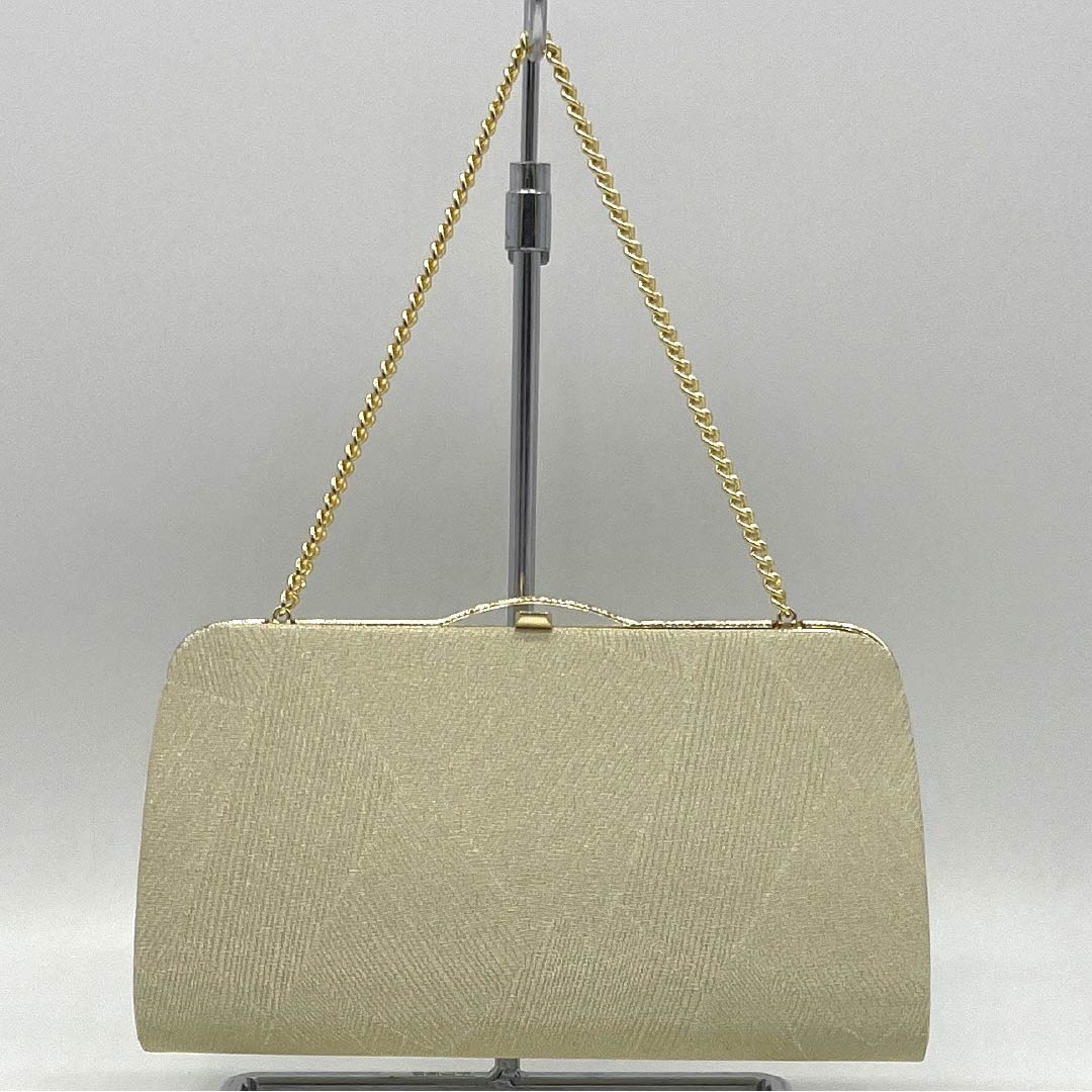(新古品)草履バッグセット フォーマル Bランク 2way Mサイズ 金系 1133000274321