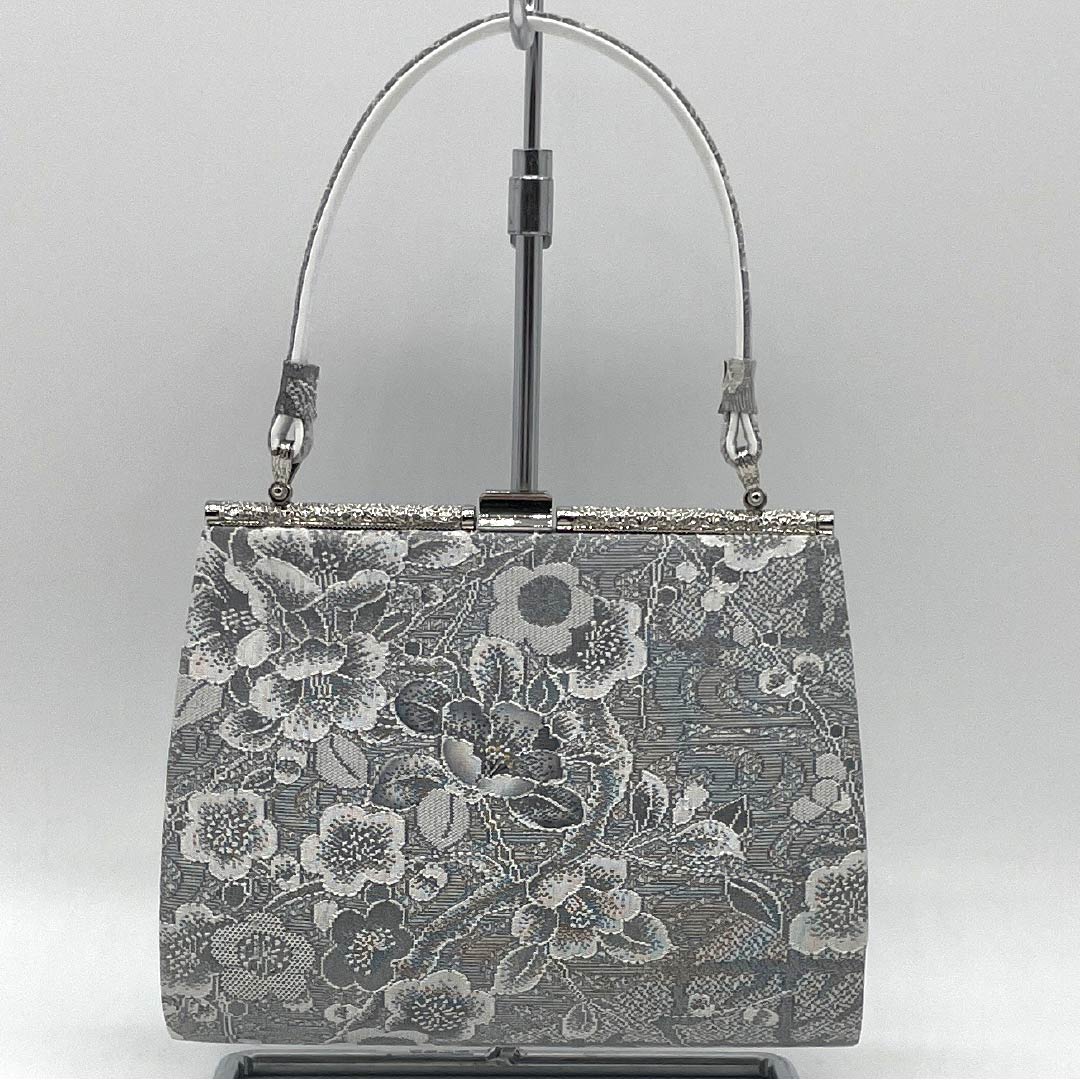 (新古品)草履バッグセット セミフォーマル Aランク 梅 Sサイズ グレー系 1133000293222