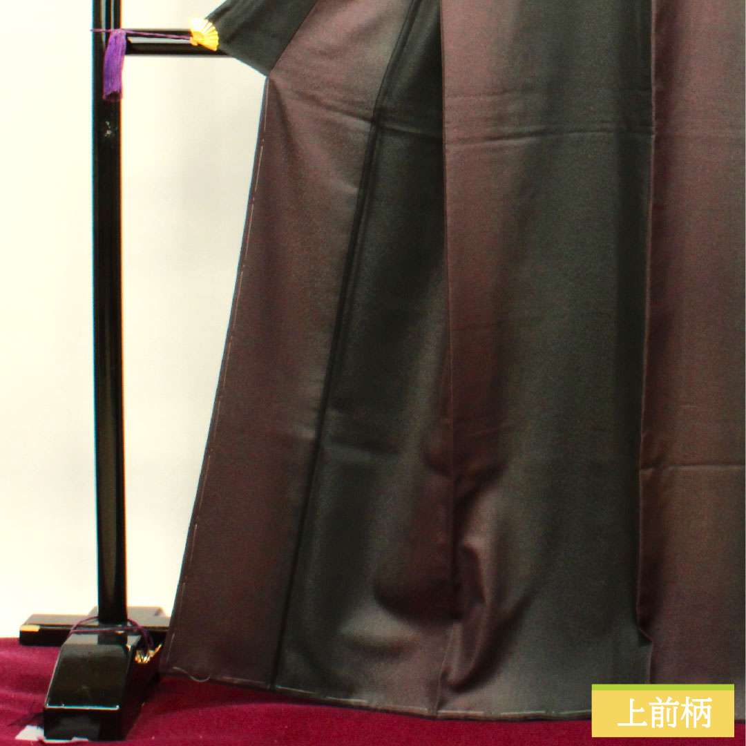 小紋 ポリエステル 身丈167.5cm 裄丈66cm 袷 HANAEMORI 洗える着物 ボカシ染 しつけ糸付き 未使用品 Sランク グラデーション系 1115003932599