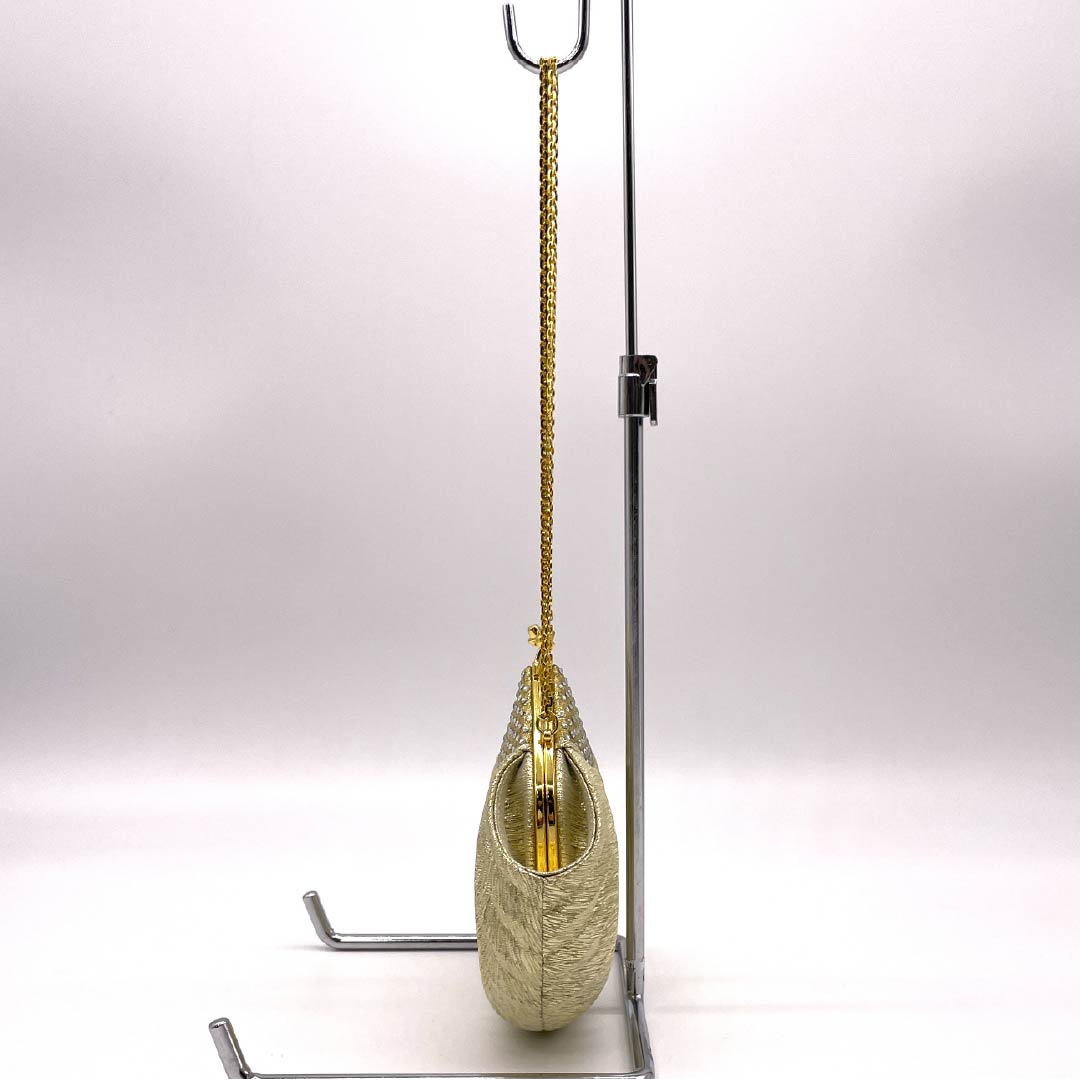 パーティバッグ セミフォーマル 金色(きんいろ) スパンコール シェル型 Katsumi-Tokyo- 金系 Sランク 113900044221