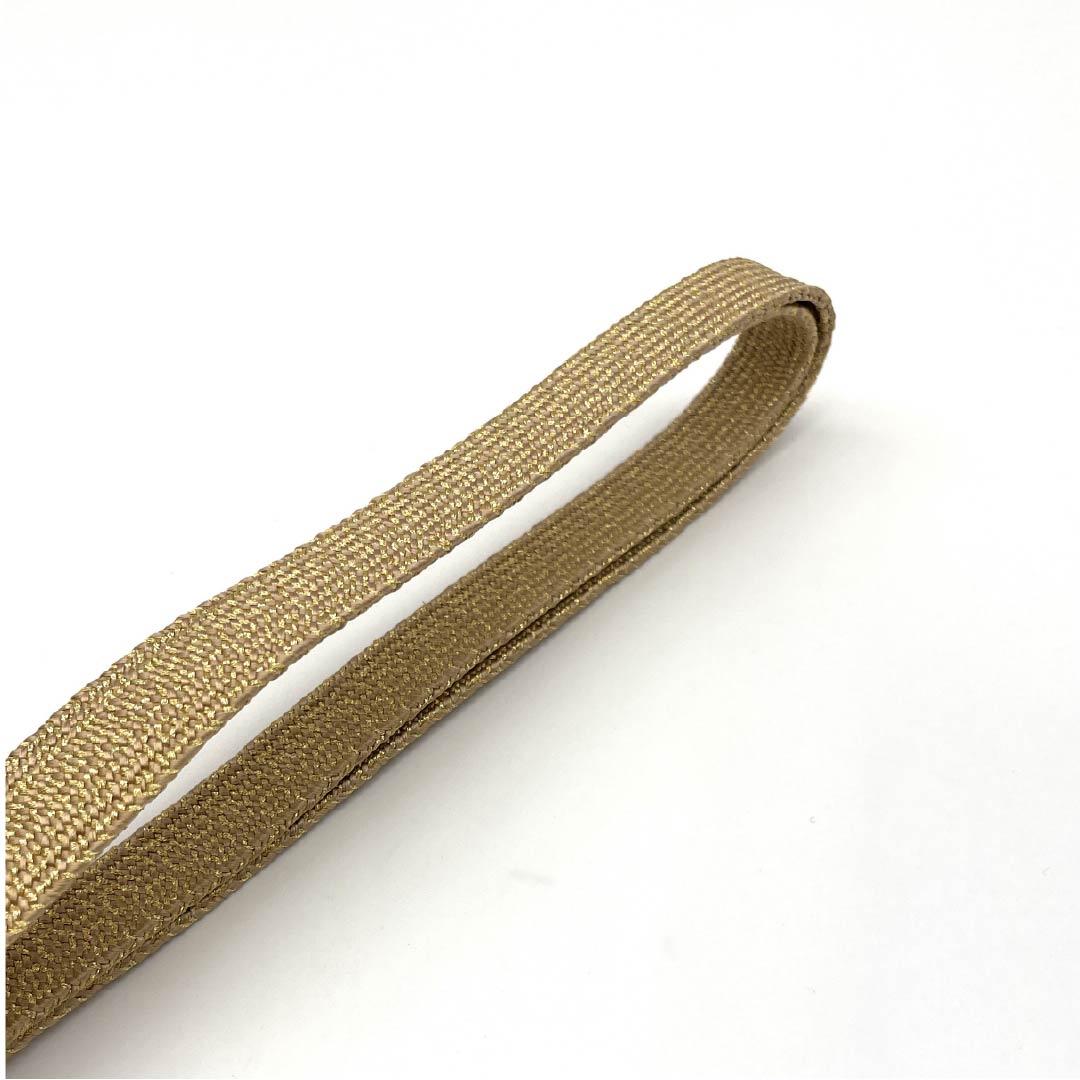 (新古品) 帯締め 正絹 四分紐 金色(きんいろ) 手組紐 翆嵐工房 留袖用 長さ約162.5cm 幅約1.5cm フォーマル NEWランク 金系 1135003431321