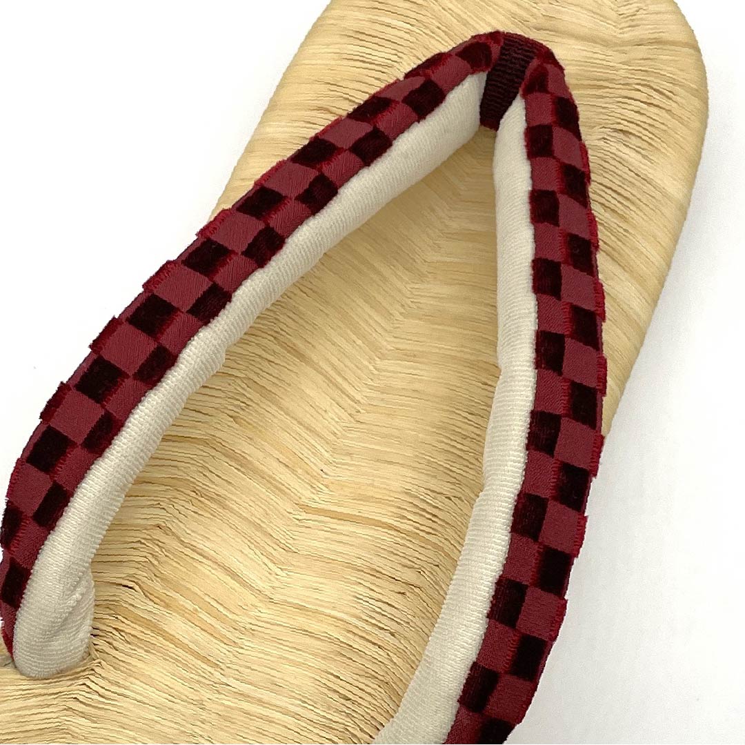 (新古品)草履 畳表 NEWランク カジュアル 未使用品 畳表 市松 長さ23cm Mサイズ ベージュ系 1122001271325