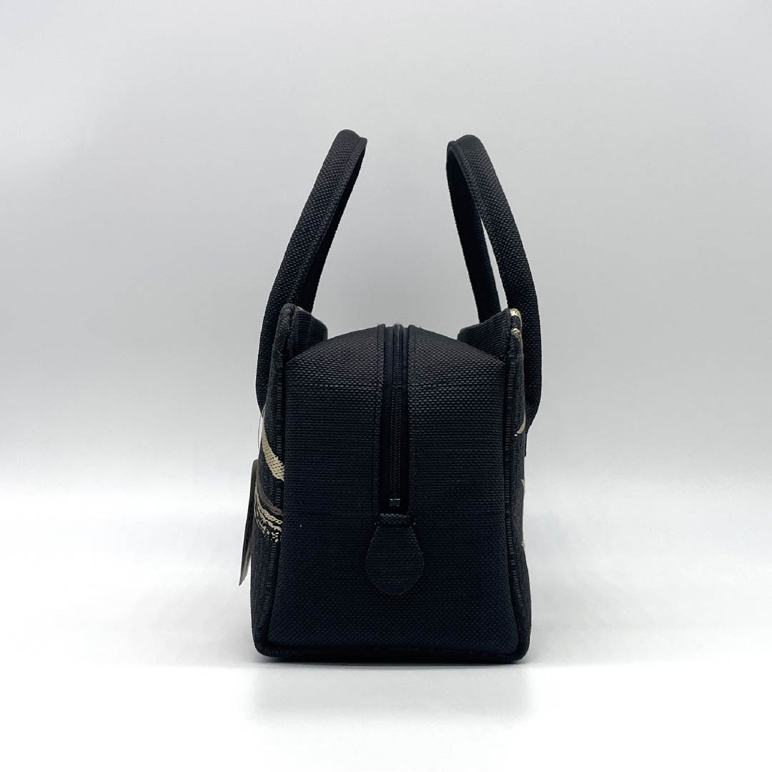 (Like New) Casual Japanese Bag, New Rank, Nishijin-ori Rikyu Bag, Black, 113900091110