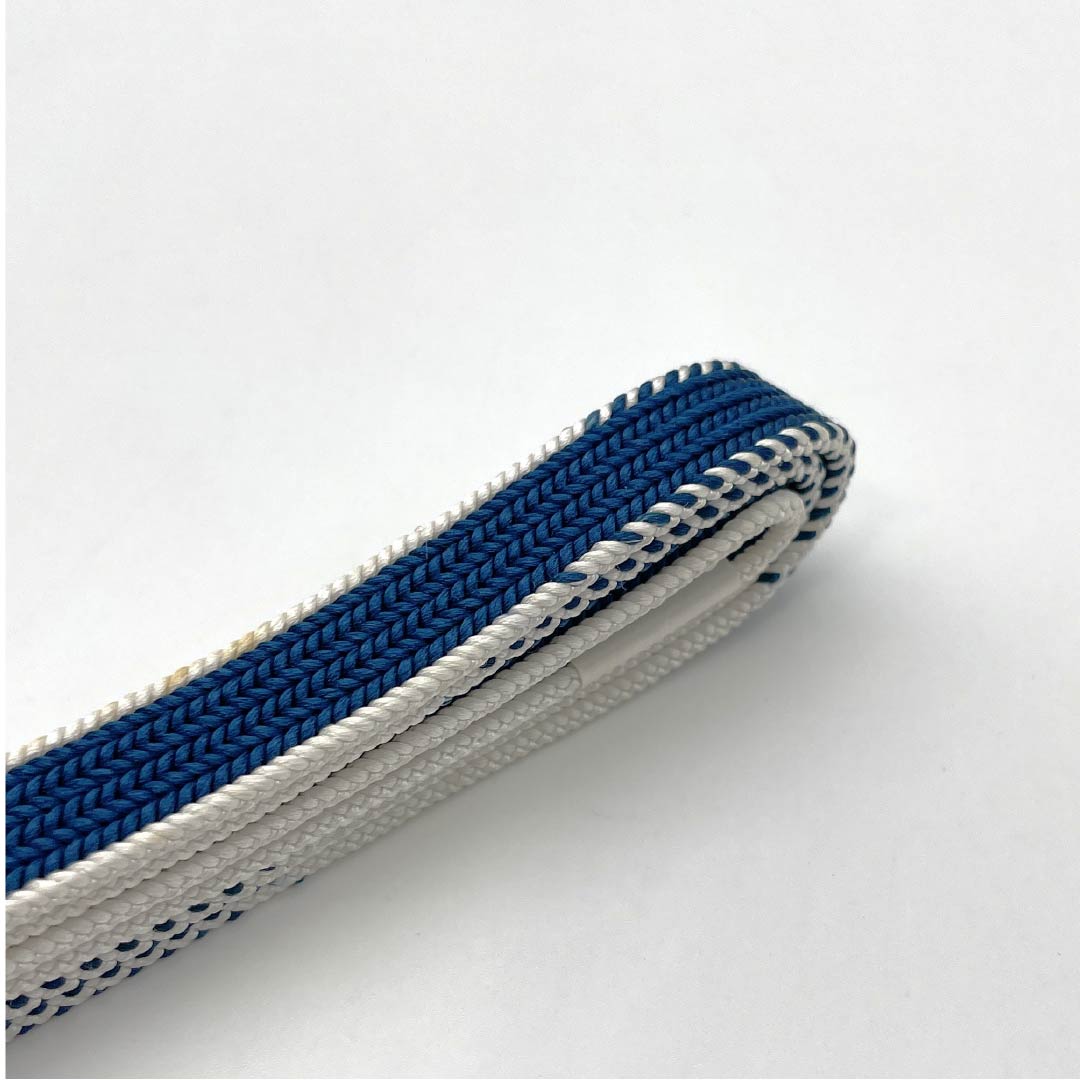 (新古品) 帯締め 正絹 NEWランク 藍色(あいいろ) シンプル 長さ約155cm 幅約1.4cm カジュアル 青系 1135004691317