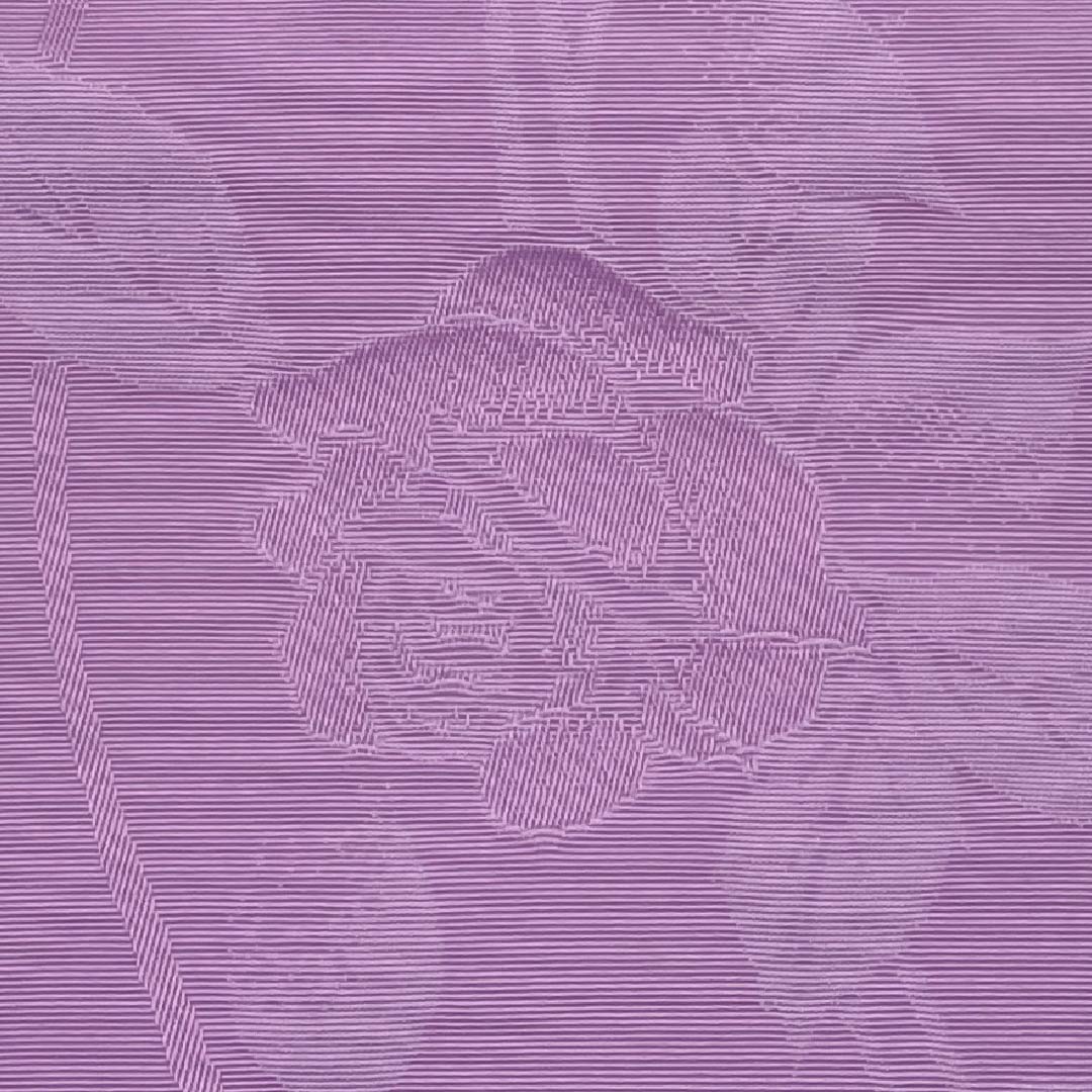 半幅帯 ポリエステル 浅紫色(あさきむらさきいろ) 浴衣用 薔薇 桜 リバーシブル 帯丈356cm 紫系 Sランク 1125001962320