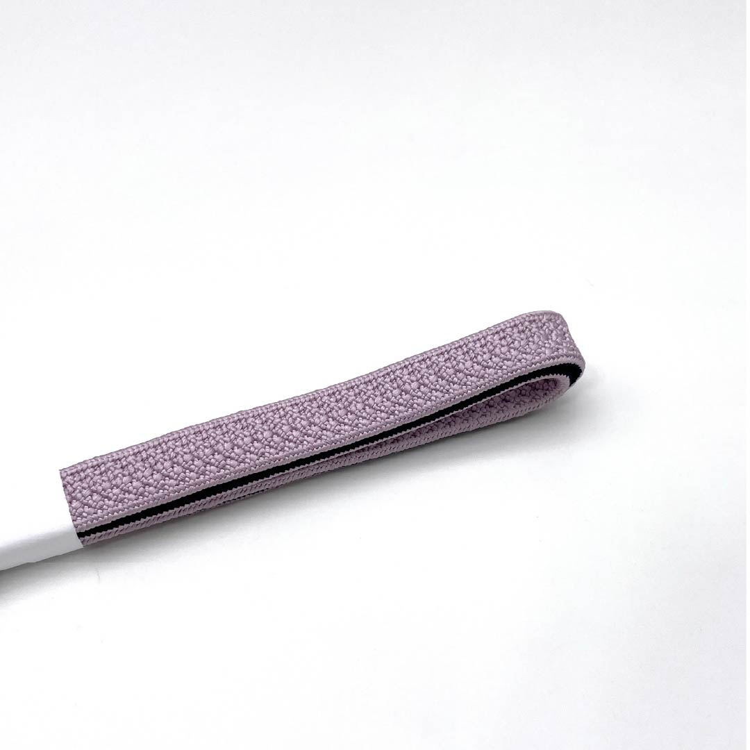 (新品)帯締め 正絹 NEWランク 淡藤色(うすふじいろ) 江戸組紐 帯留め用 長さ約128cm 幅約1.6cm カジュアル 紫系 1135005871320