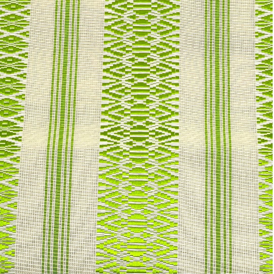 Nagoya obi, off-white, summer obi, gauze, Kenjo pattern, gauze pattern, obi length 356cm, pure silk, S rank, full length, casual, cream color, 1124004452315, Matsuba style