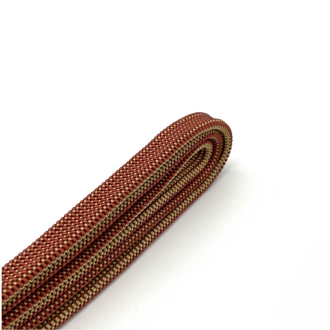 帯締め 正絹 Sランク 弁柄色(べんがらいろ) 小田巻房 長さ約161cm 幅約1.4cm カジュアル 茶系 1135004622314