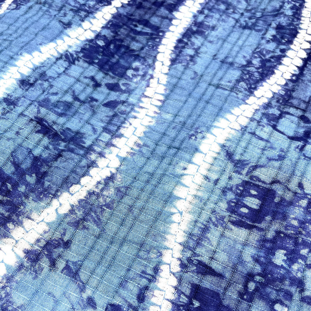 (新品)浴衣 有松鳴海本絞り 身丈163cm 裄丈68cm 立涌模様 木綿 NEWランク 単衣 身丈163cm 紺系 1118000621418