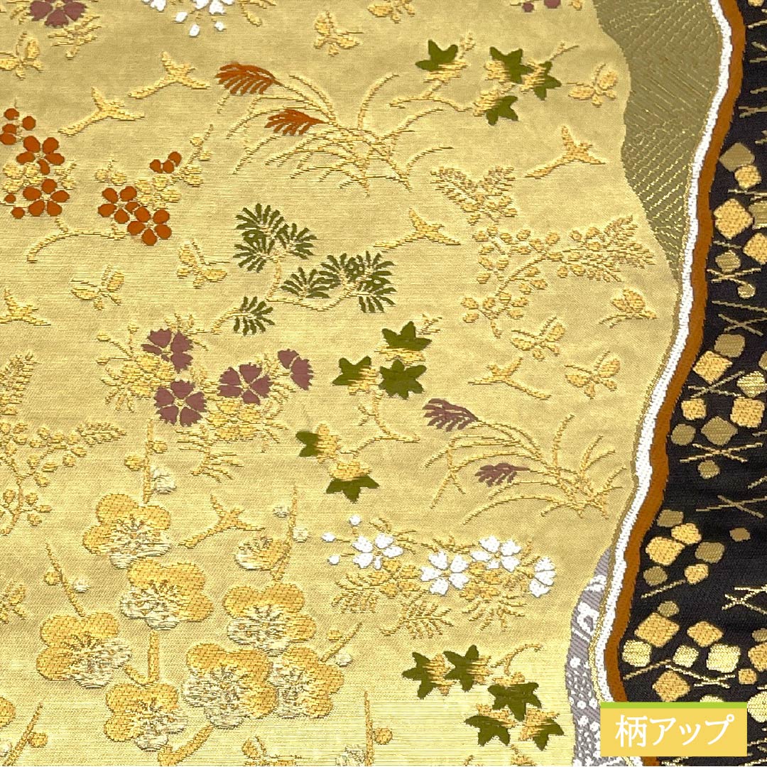 袋帯 正絹 唐織 吉祥文様 加納幸 留袖用 帯丈440cm Sランク 六通 フォーマル 金系 1123013442321