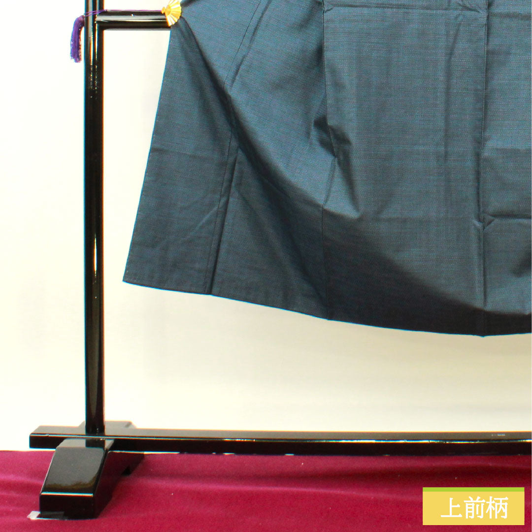 男物 正絹 身丈139.5cm 裄丈66.5cm 大島紬 100亀甲 亀甲模様 Sランク 袷 紺系 1119000812318