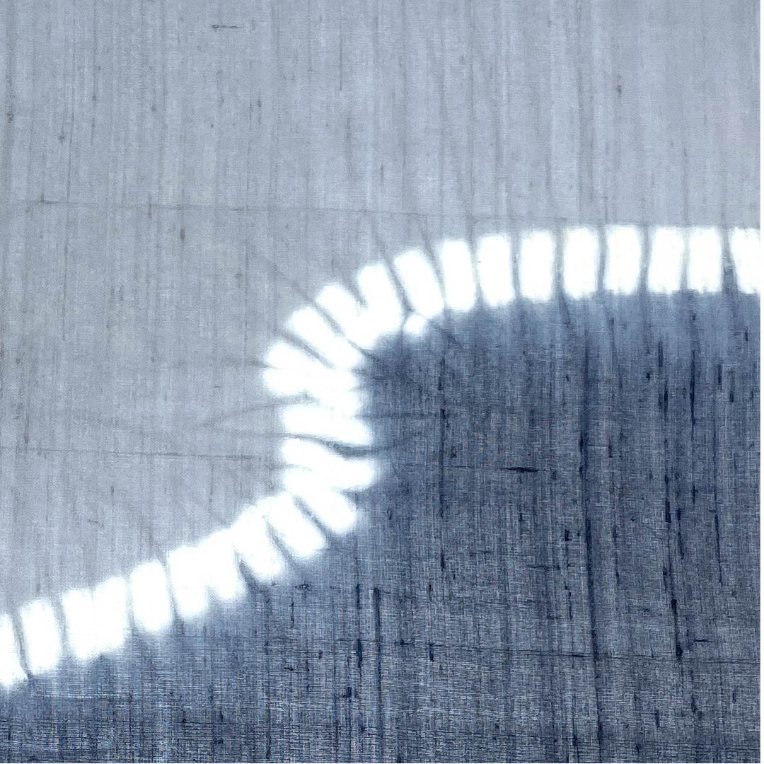 名古屋帯 鋼色 夏帯 紗 絞り 抽象模様 絞り 帯丈370cm 正絹 Aランク ポイント柄 カジュアル グラデーション系 1124004493399 開き仕立て