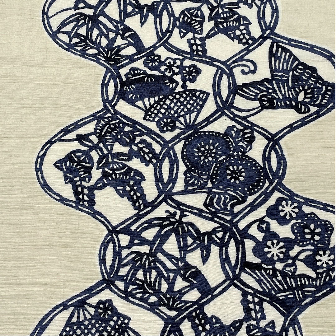 袋帯 灰梅色(はいうめいろ) 立湧 扇 桜 帯丈424cm 正絹 Aランク 六通 カジュアル クリーム系 1123005113315