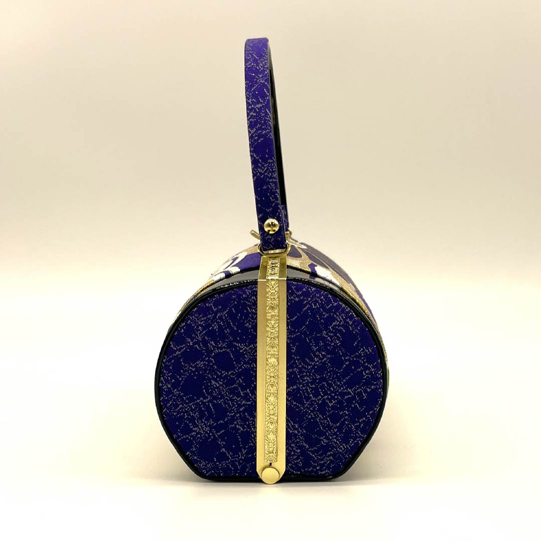 和装バック フォーマル 黒色(くろいろ) 振袖用 古典柄 花柄 黒系 Sランク 113900046210