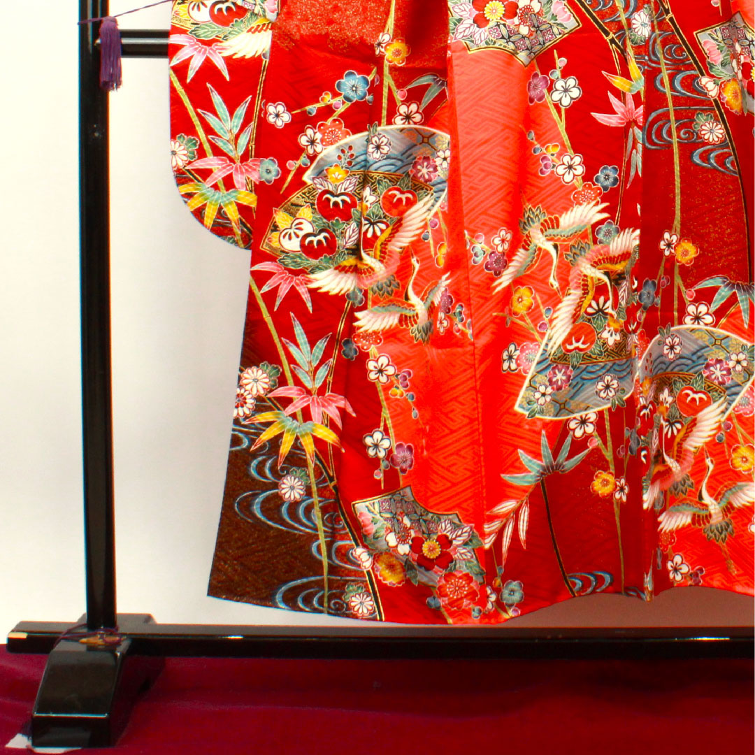 振袖 身丈151cm 裄丈61.5cm 袷 京紅型 吉祥文様 正絹 Sランク グラデーション系 1113001722299