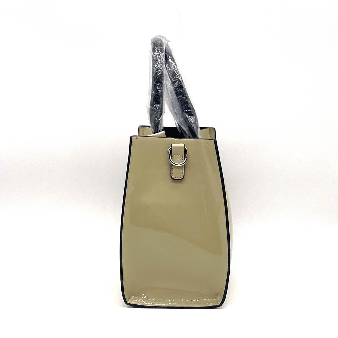 (新古品) 洋装バッグ 牛床革 Aランク 新古品 牛床革 2WAY ベージュ系 119700033325