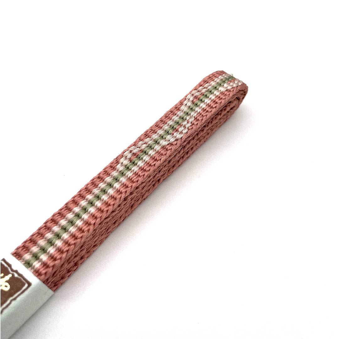 (New old stock) Obijime (sash fastener) Pure silk quarter string, pinkish red color, hand-woven string, new old stock, length approx. 162cm, width approx. 1.2cm, casual, S rank, pink, 1135001882913