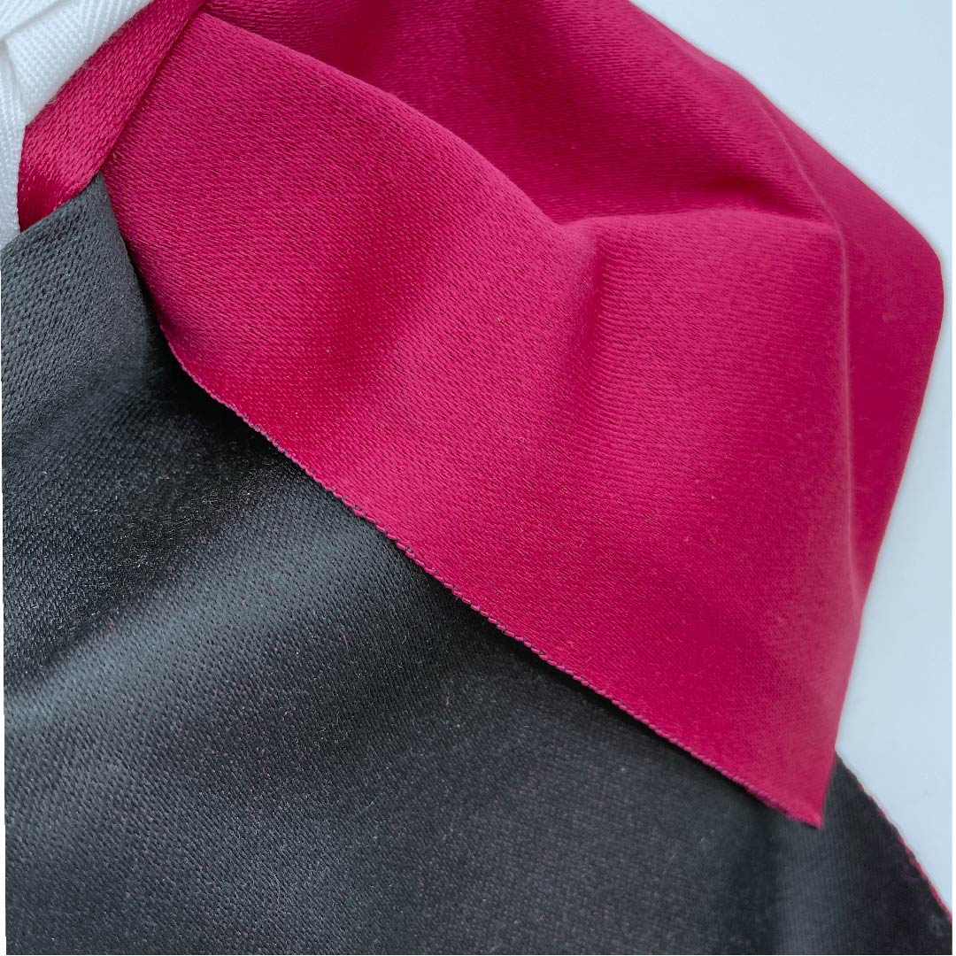 作り帯 苺色 無地 ポリエステル S 赤系 1131000532912