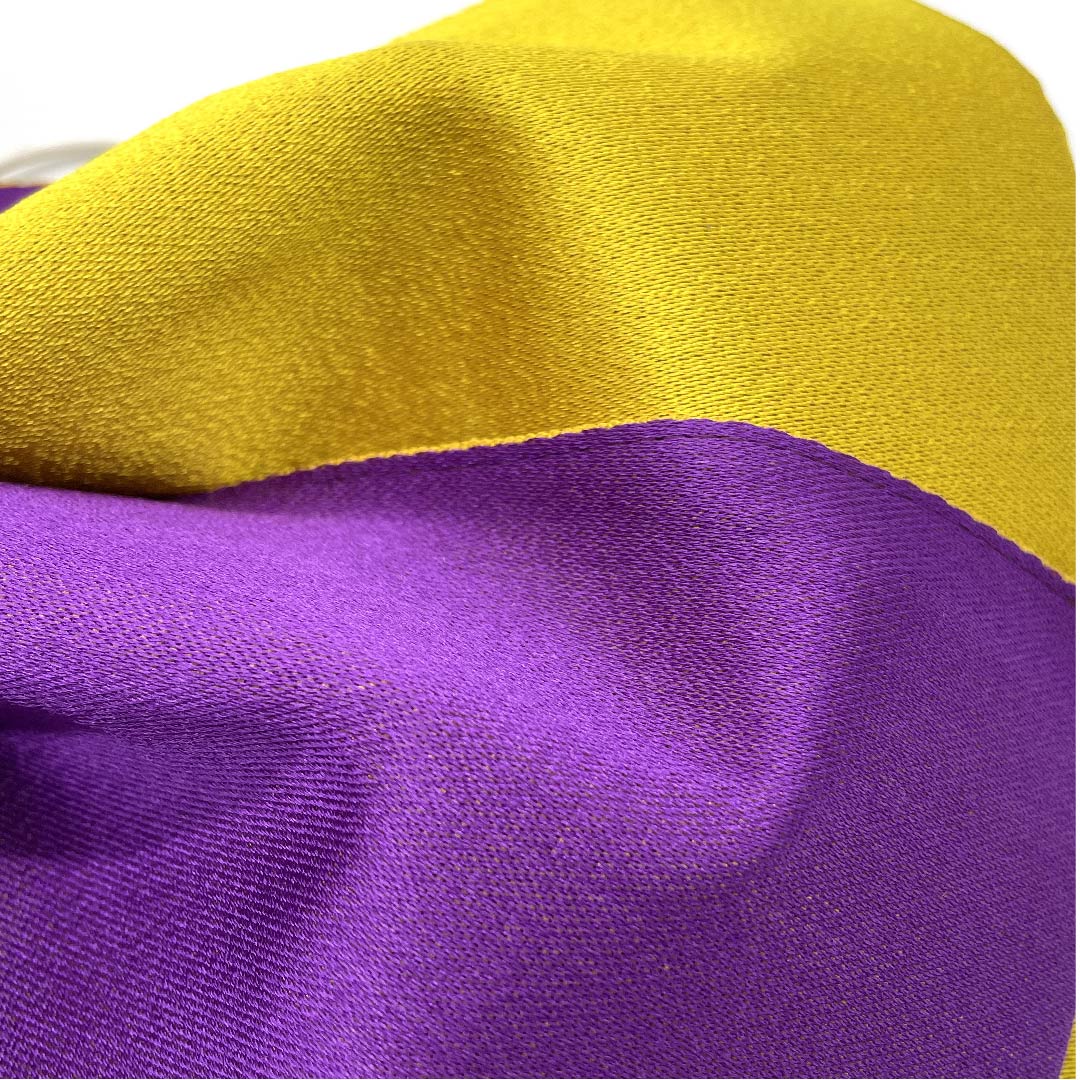 作り帯 菖蒲色 向日葵色 無地 ポリエステル S 紫系 1131000542920