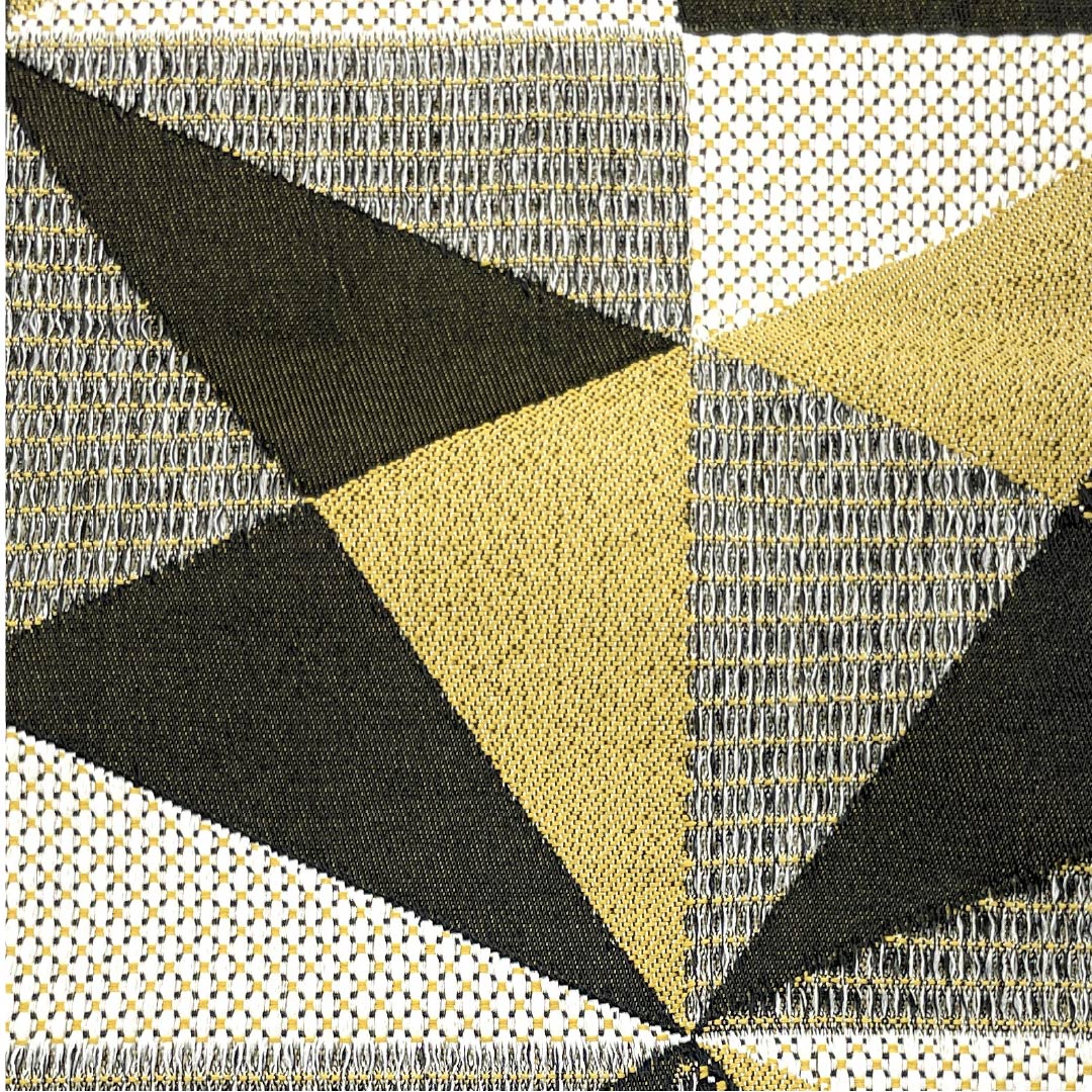 半幅帯 ポリエステル リバーシブル 幾何学模様 猫 毬 帯丈386cm グラデーション系 Sランク 1125001752399