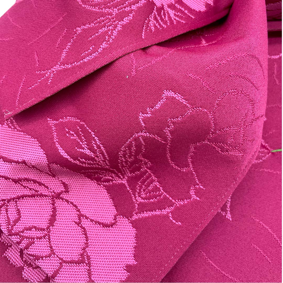 作り帯 赤紫色 薔薇 ポリエステル S 紫系 1131000612920