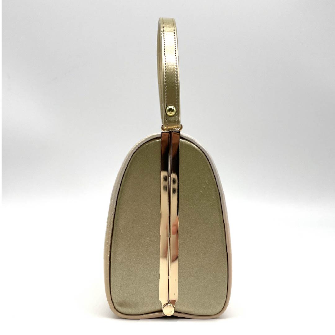 和装バック フォーマル 砥粉色(とのこいろ) 桜 花柄 ベージュ系 Aランク 113900018325