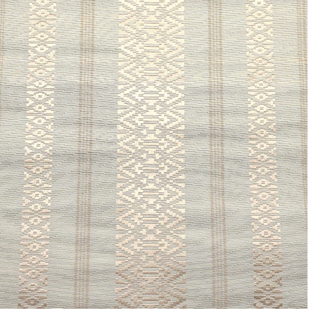 名古屋帯 砥粉色 博多織 献上柄 帯丈344cm 正絹 Aランク 全通 セミフォーマル ピンク系 1124004943313 松葉仕立て