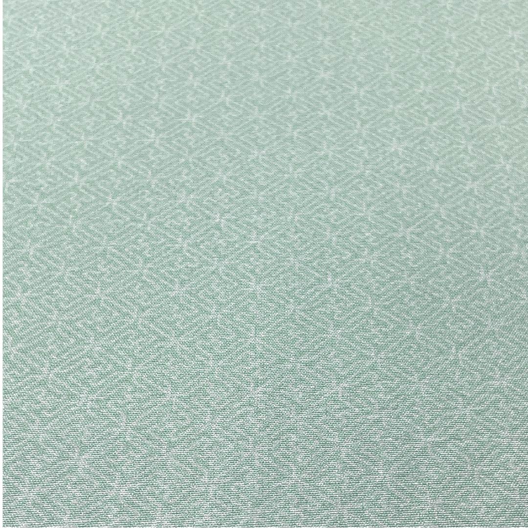 Fabric, Komon, Pure Silk, Hisoku, Tango Chirimen, Hokusai Pattern, Manji-bishi, New Rank, Green, 1130001151919