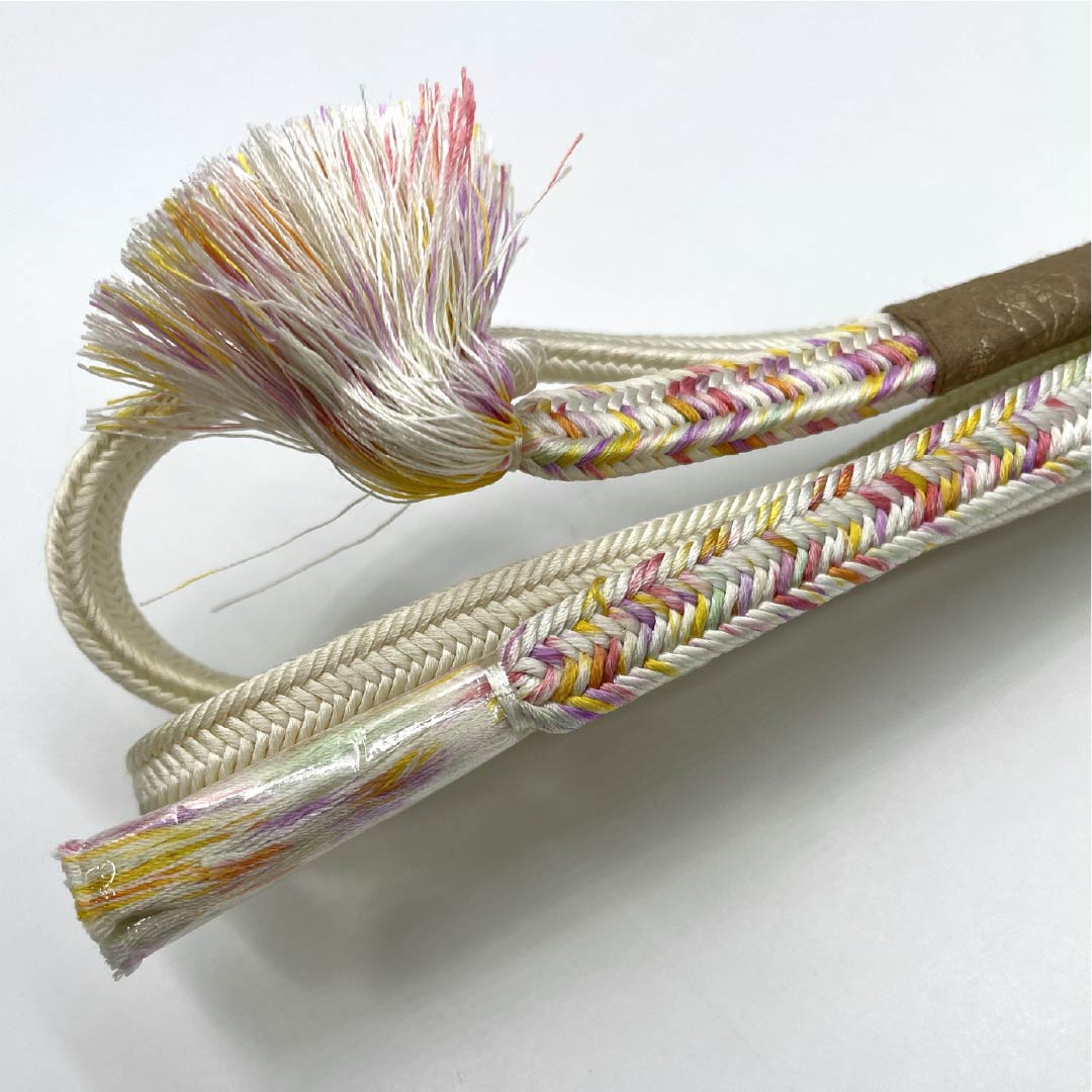 Obijime Silk A Rank Pale yellow Length approx. 150cm Width approx. 1cm Casual Yellow family 1135006113323
