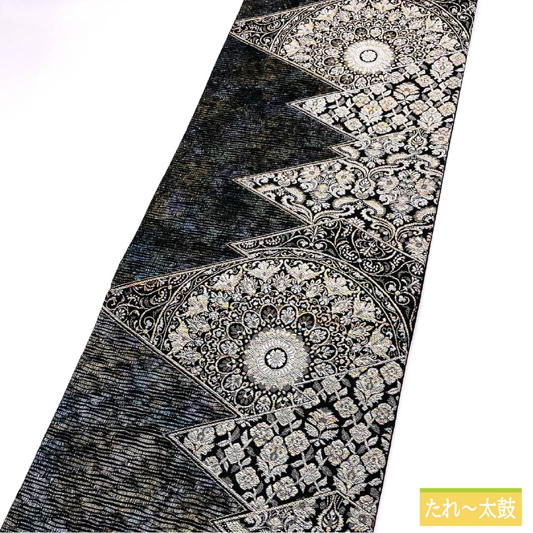 袋帯 正絹 留袖用 古代貝紫 太箔 正倉院 帯丈448cm Sランク 六通 フォーマル グラデーション系 1123014112399