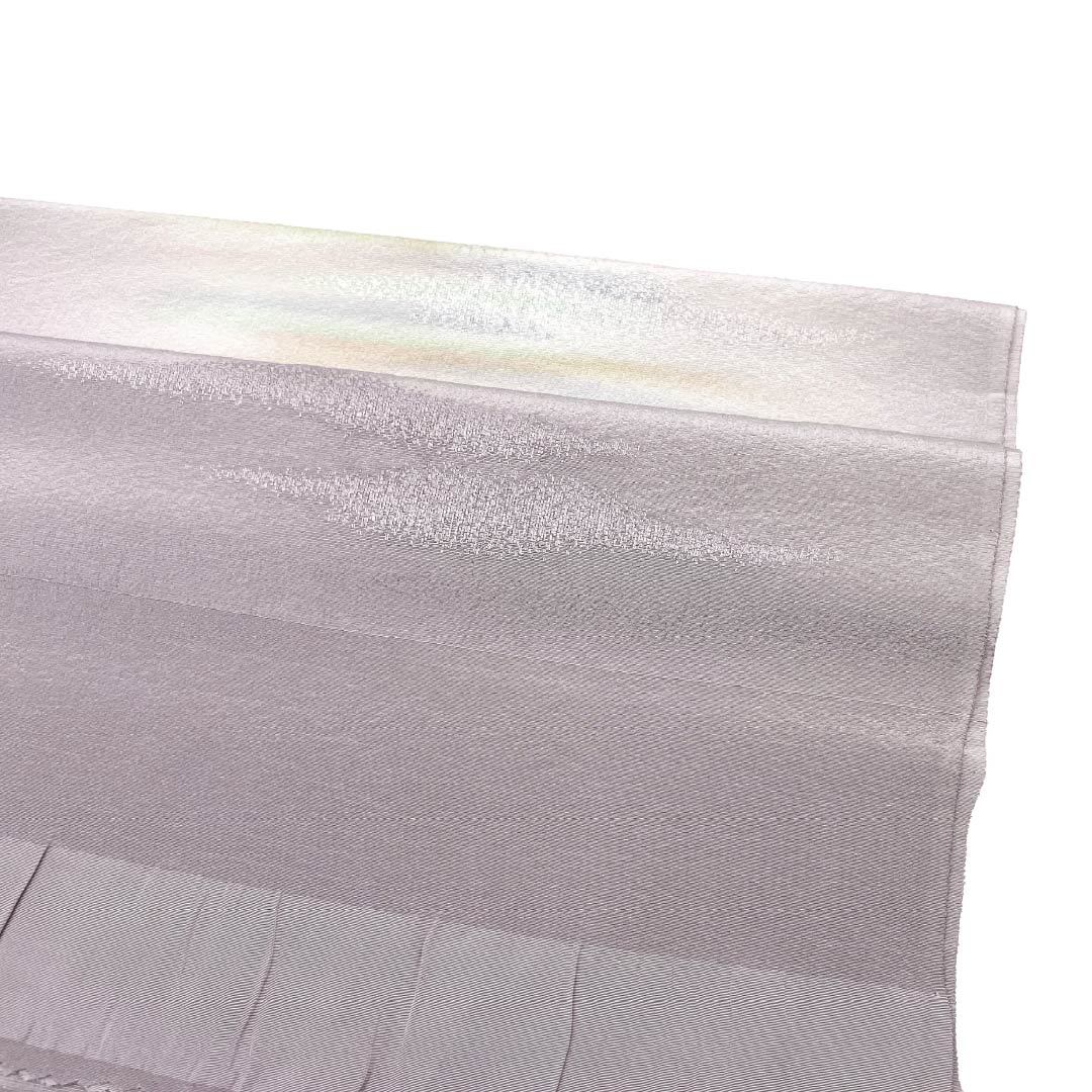 帯揚げ 正絹 Sランク セミフォーマル 小町鼠色(こまちねずいろ) 古典柄 雲 長さ約174cm 幅約32cm グレー系 1136003432922