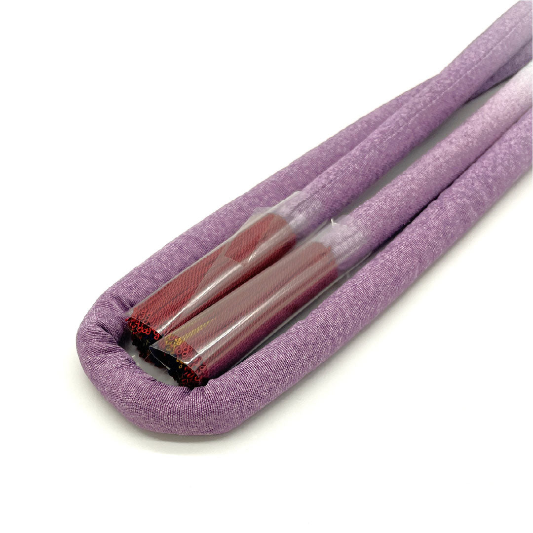 (新品)帯締め 正絹 NEWランク 古代紫色(こだいむらさきいろ) 銀花仙 丸ぐけ バイカラー 長さ約178cm 幅約1.3cm セミフォーマル 紫系 1135005181420