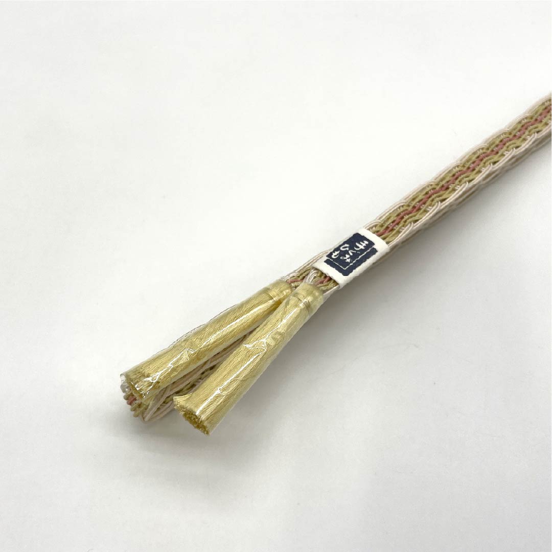 (新品)帯締め 正絹 NEWランク 浅黄色(あさききいろ) 単衣用 夏用 長さ約166cm 幅約1.4cm カジュアル 緑系 1135005711319