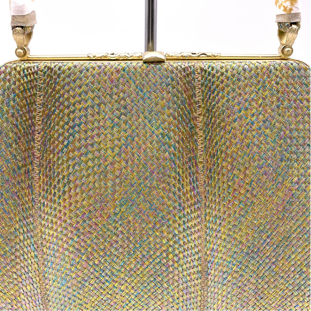 和装バック フォーマル 金色(きんいろ) 幾何学模様 古典柄 留袖用 金系 Sランク 113900028221