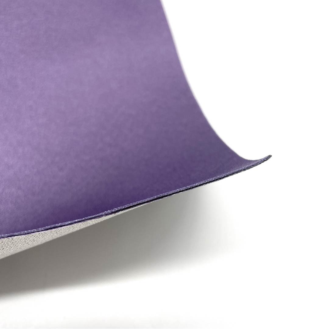 半幅帯 ポリエステル 帯丈354cm 中紫色(なかのむらさきいろ) 幾何学模様 ジグザグ 紫系 Sランク 1125001462320