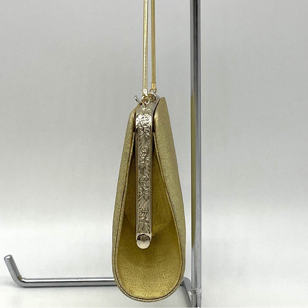 (新古品)草履バッグセット フォーマル Aランク 2way Sサイズ 金系 1133000303221