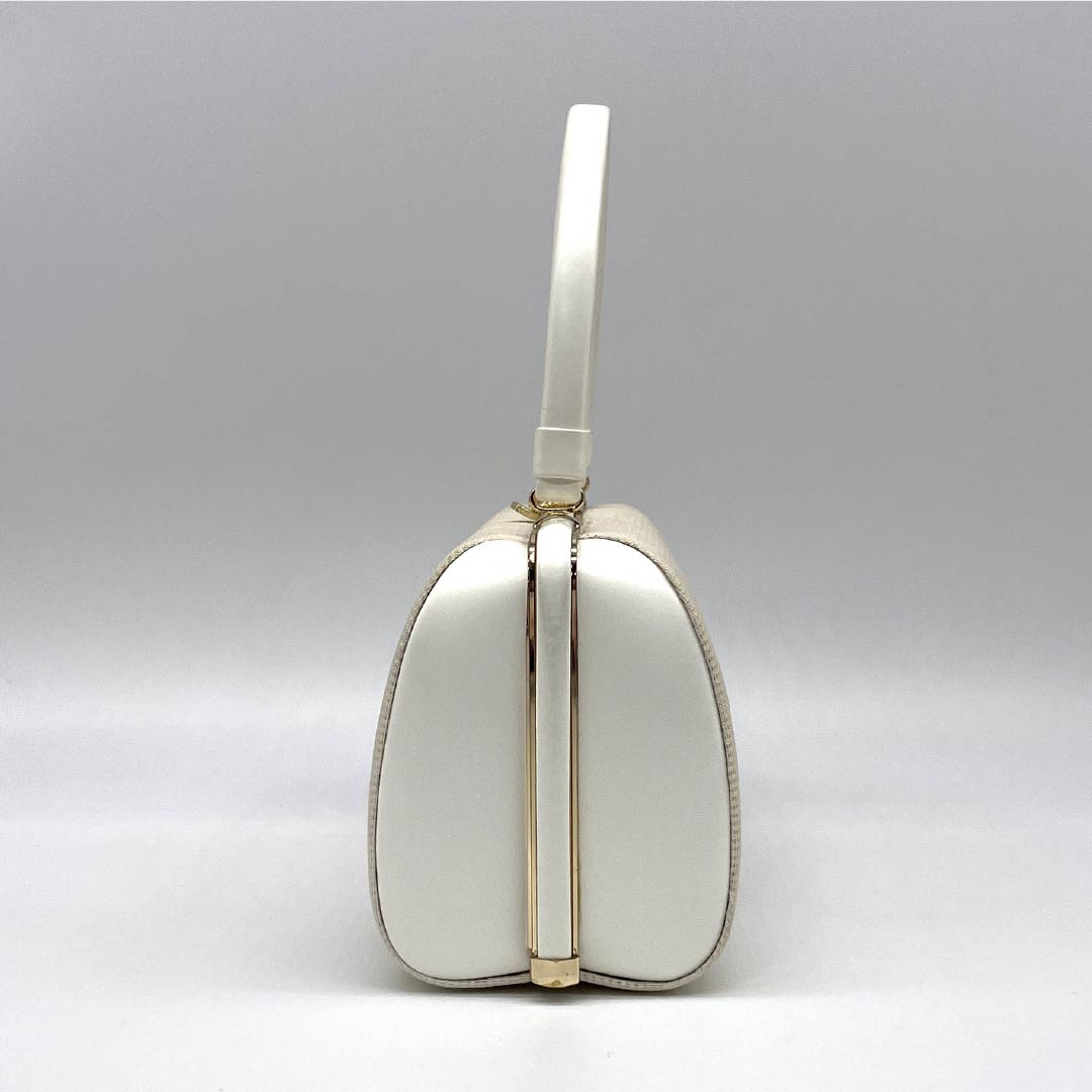 (新古品)草履バッグセット セミフォーマル NEWランク トンボ 絽 Lサイズ クリーム系 1133000331415