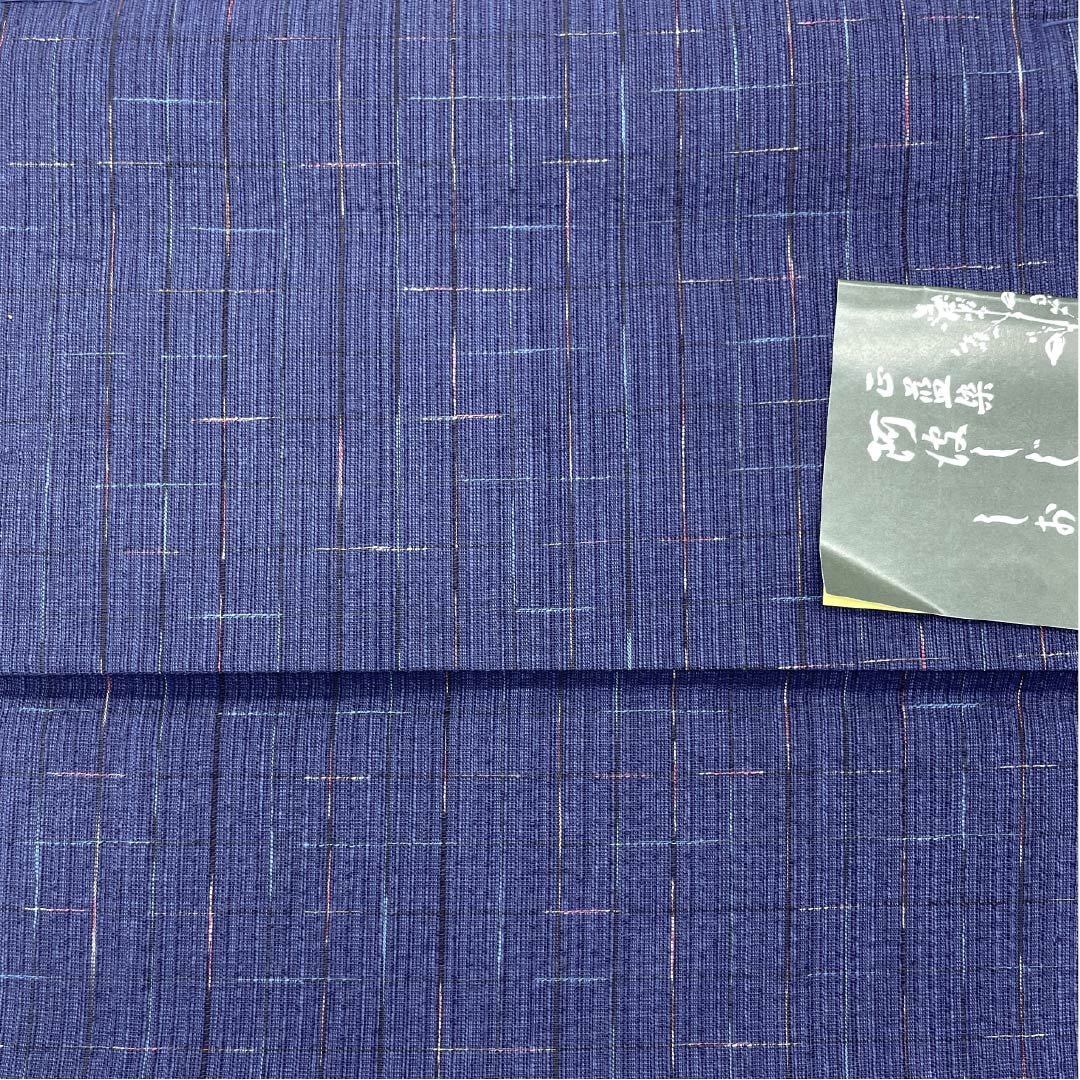 Yukata cloth, cotton, Awa Shijira, Important Intangible Cultural Property, True Indigo Dye, Korean Indigo Blue (Karaaiiro), S rank, Blue 1130000622917