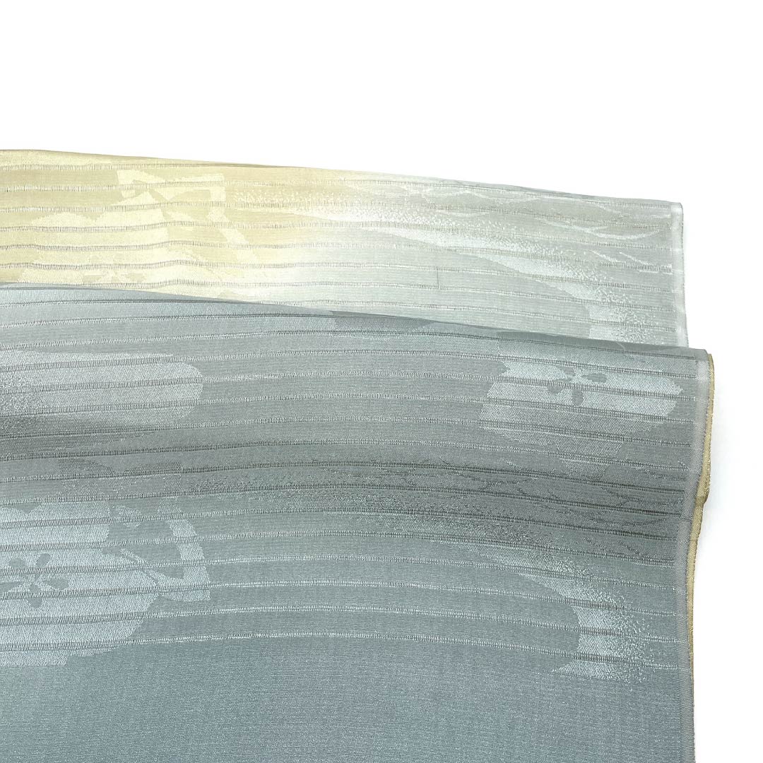 Obiage Silk S Rank Casual Tonokochairo Tamagonezuiro Kikyo Summer Length approx. 182cm Width approx. 29cm Gradation 1136004272999