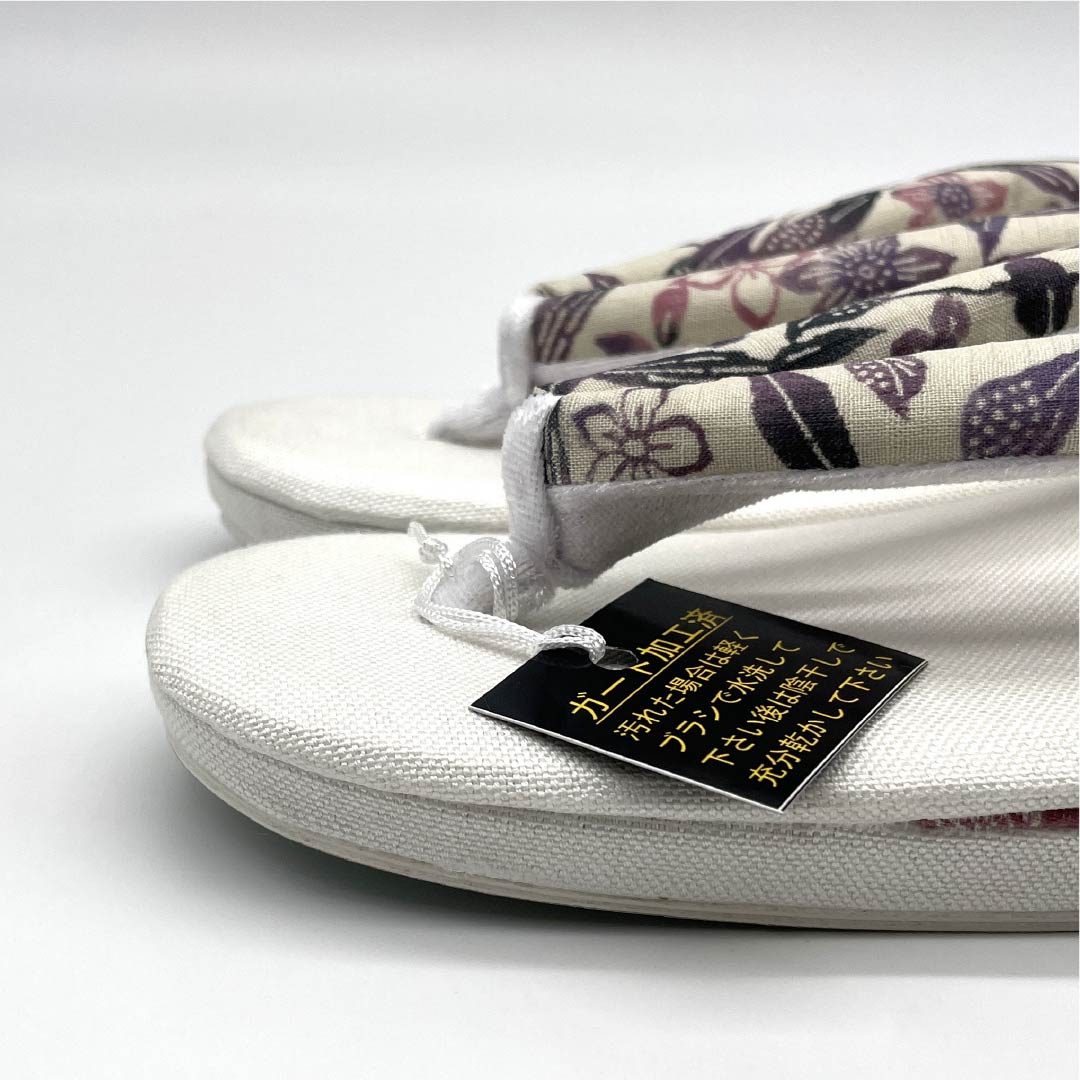 (New) Zori Sandals, Linen, NEW Rank, Summer Zori, Linen Zori, Made in Japan, Summer Use, Length 24cm, L Size, White, 1122001591411