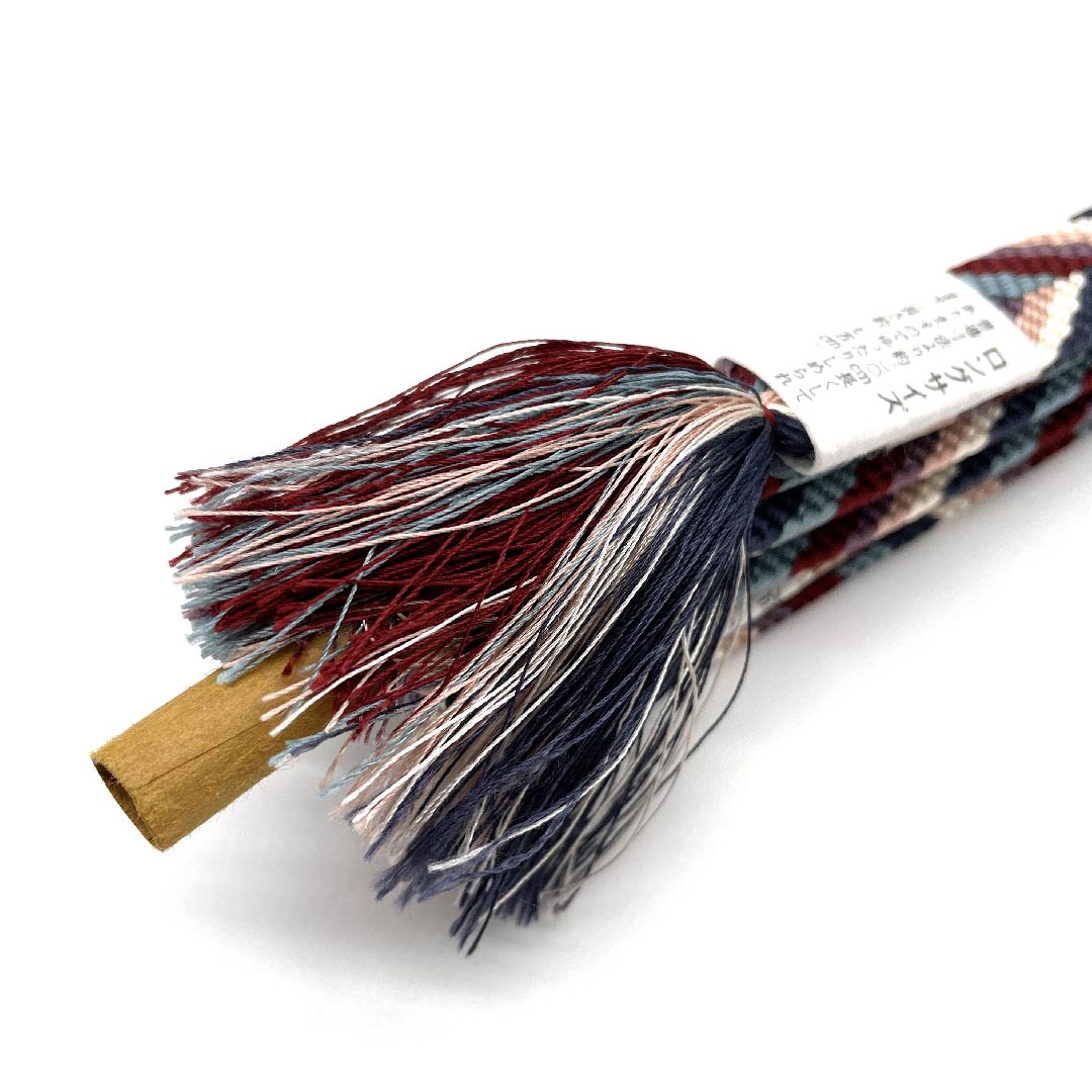 (新古品)帯締め 正絹 四分紐 グラデーション 五嶋紐 江戸組紐 長尺 長さ約175cm 幅約1.5cm カジュアル Sランク グラデーション系 1135001352999