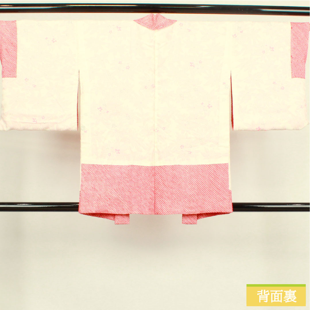 羽織 正絹 身丈79.5cm 裄丈64cm 猩々緋色 総絞り 鹿の子絞り Sランク 袷 赤系 1117000652912