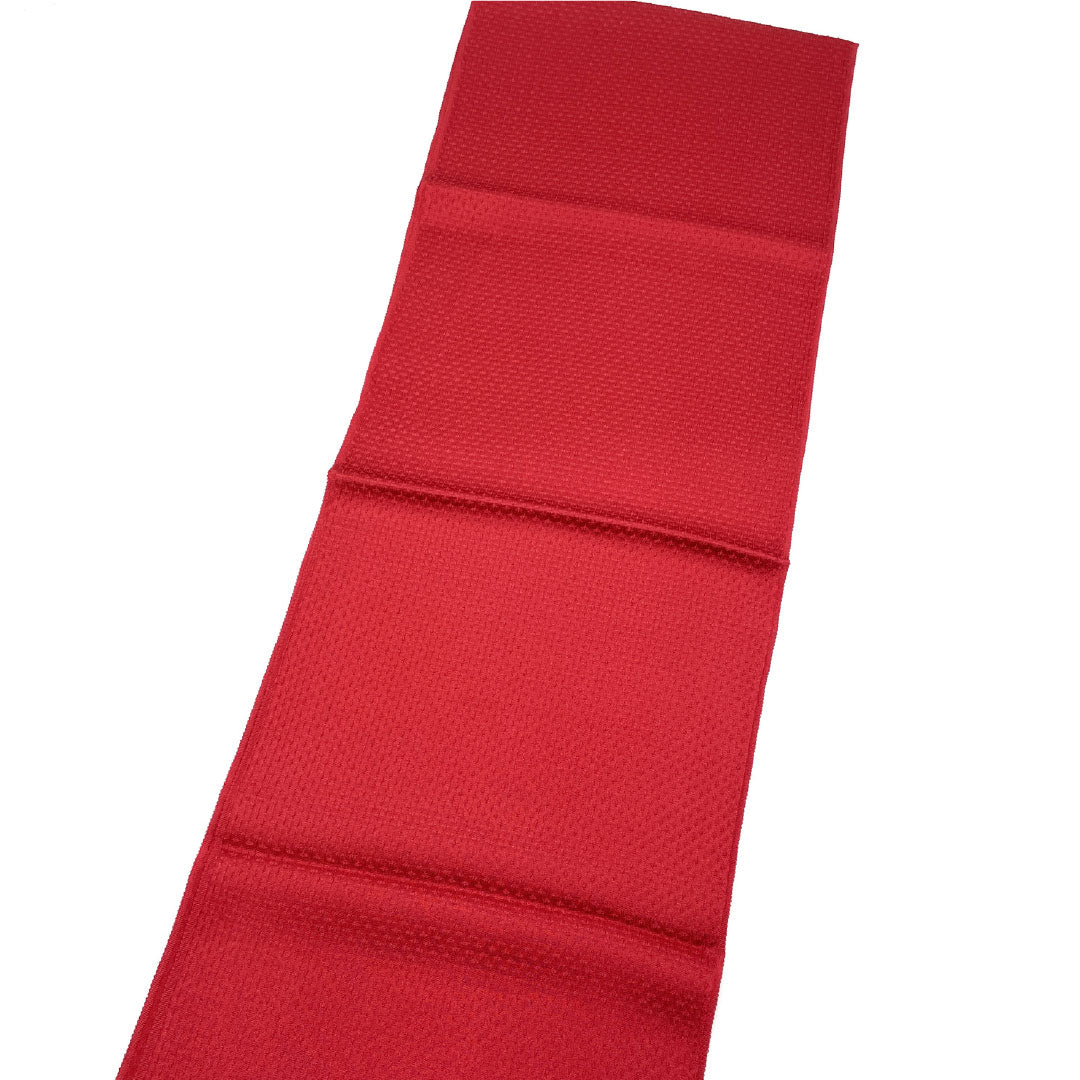 (Like New) Silk Obiage (Sash) - New Rank, Casual, Akane-iro (Red) Color, Tango Chirimen, Solid Color, Length: Approx. 176cm, Width: Approx. 28.5cm, Red, Item Number: 1136001471912