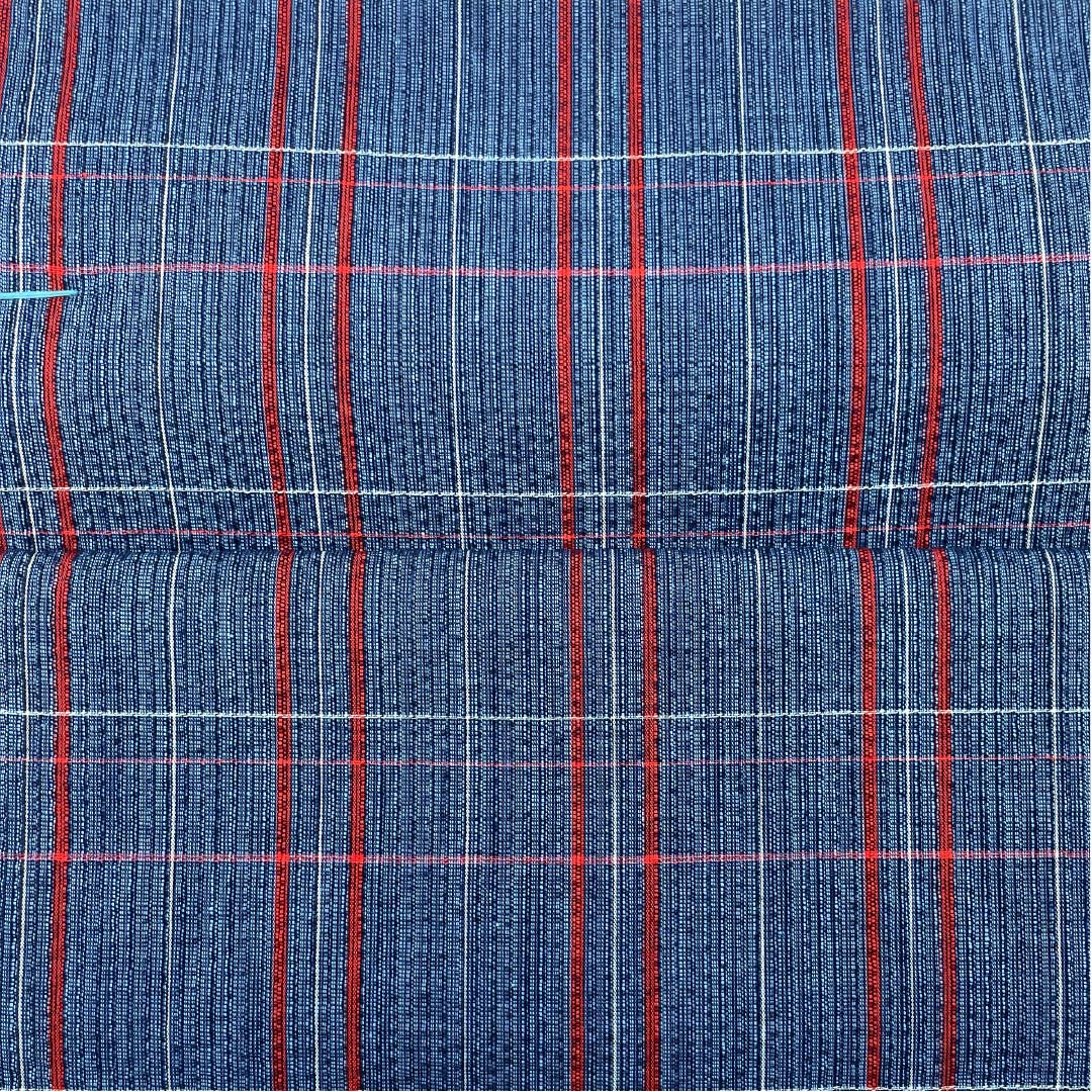Yukata cloth, cotton, Awa Shijira, Important Intangible Cultural Property, genuine indigo dye, Urairo (back color), S rank, blue, 1130000632917
