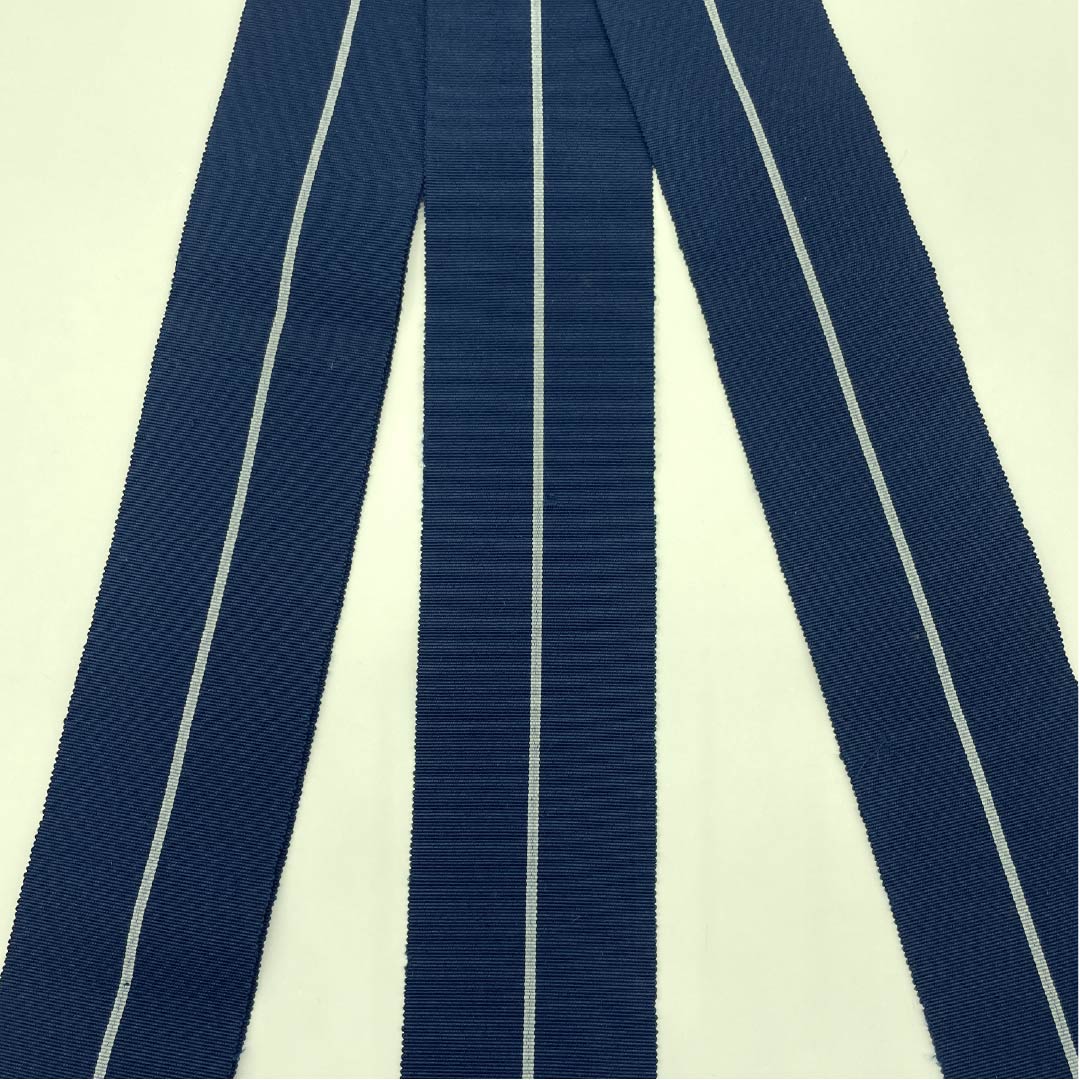 角帯 正絹 紺鉄色(こんてついろ) 一本どっこ 帯丈398cm 幅9.5cm Sランク 青系 1134000362917