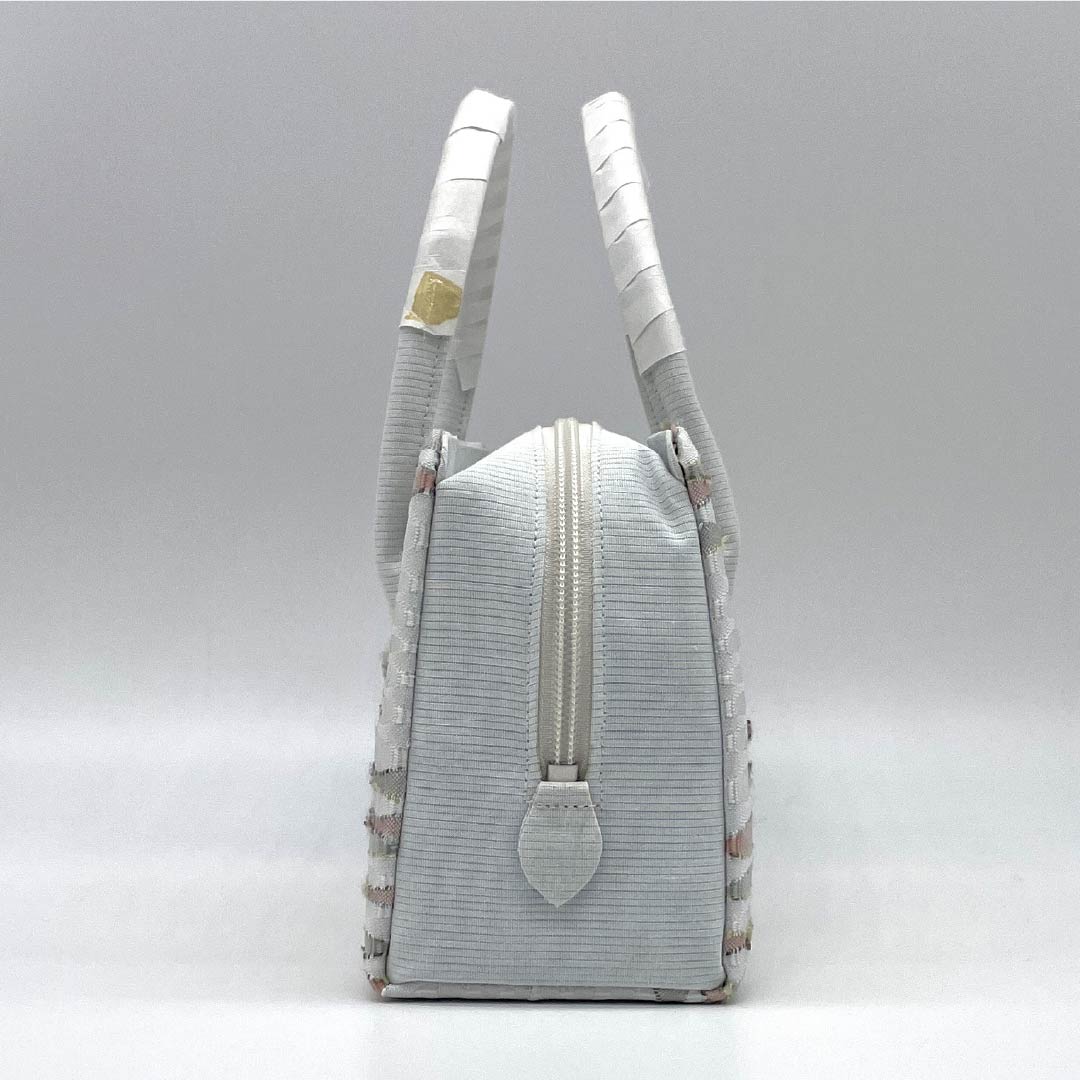 (新古品)草履バッグセット カジュアル NEWランク 単衣 夏 低反発草履 Laソール Mサイズ 水色系 1133000351324