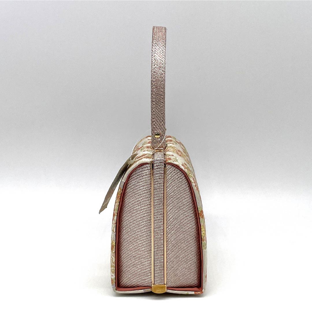 (新古品)草履バッグセット フォーマル NEWランク 菊 帯地 Mサイズ 銀系 1133000361322