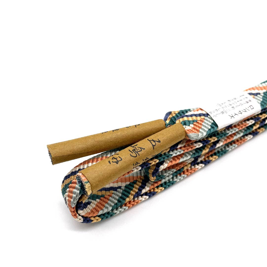 (新古品)帯締め 正絹 四分紐 グラデーション 五嶋紐 江戸組紐 長尺 長さ約175cm 幅約1.5cm カジュアル Sランク グラデーション系 1135001332999