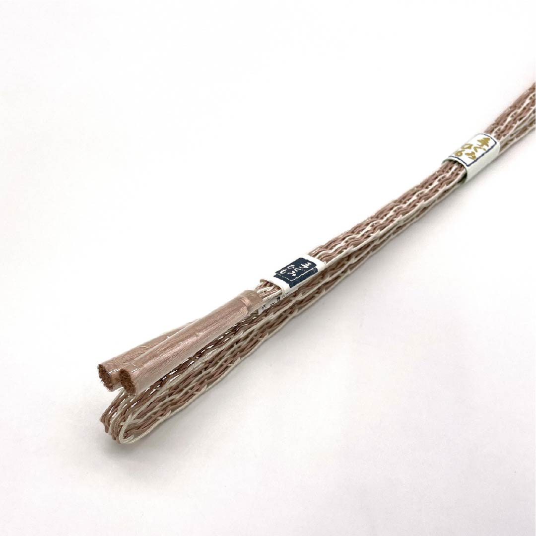 (新品)帯締め 正絹 NEWランク 浪花鼠色(なにわねずいろ) 単衣用 夏用 長さ約160cm 幅約1.2cm カジュアル ピンク系 1135005531313