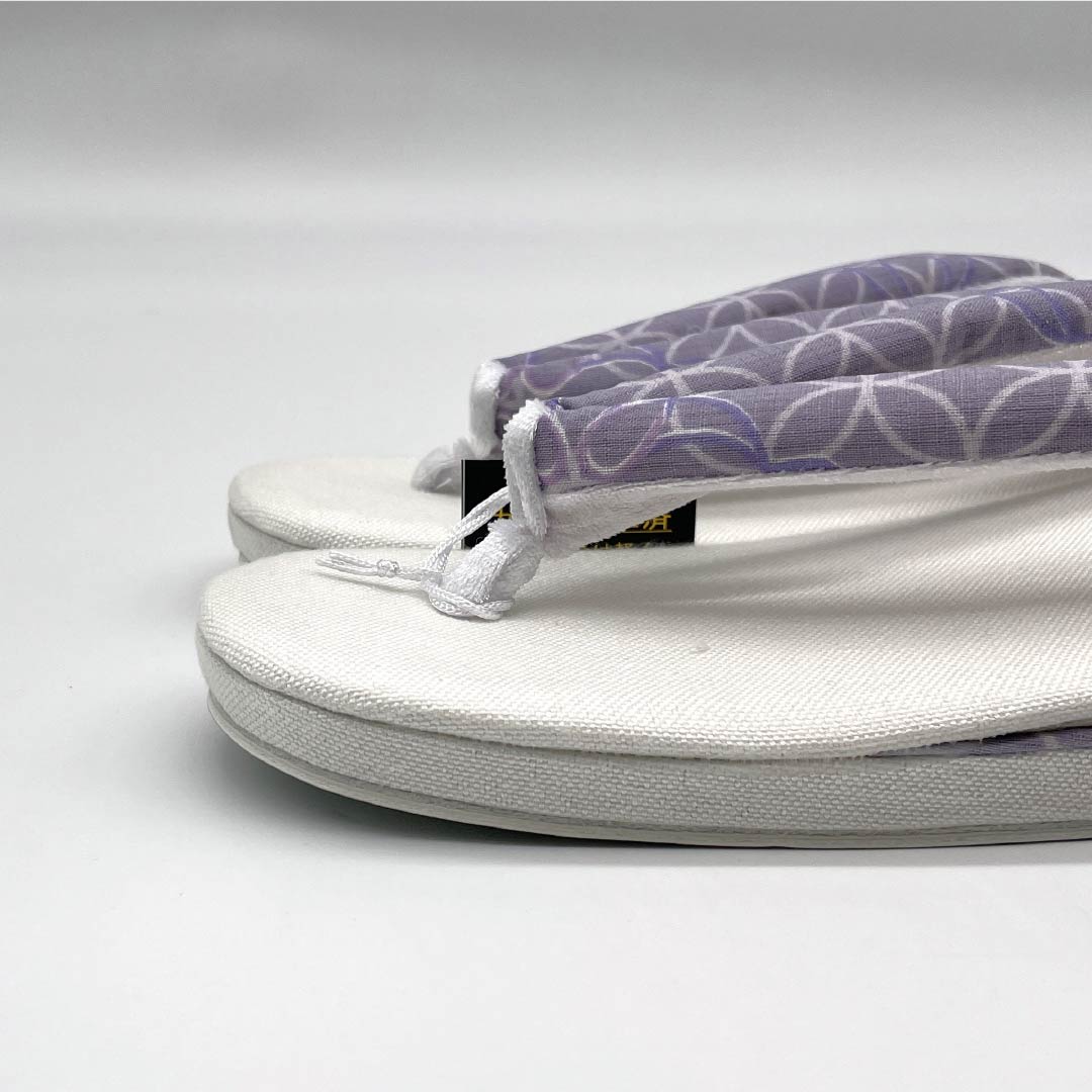 (新品)草履 亜麻 NEWランク 夏草履 亜麻草履 日本製 夏用 長さ24cm Lサイズ 白系 1122001711411